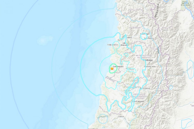 Zemljotres jačine 5,2 stepena potresao centralni dio Čilea