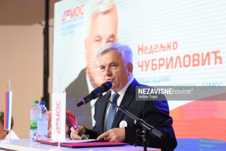 Čubrilović izabran za predsjednika DEMOS-a