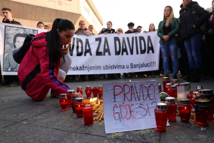 Članovi grupe "Pravda za Davida": Mirno okupljanje večeras u Banjaluci