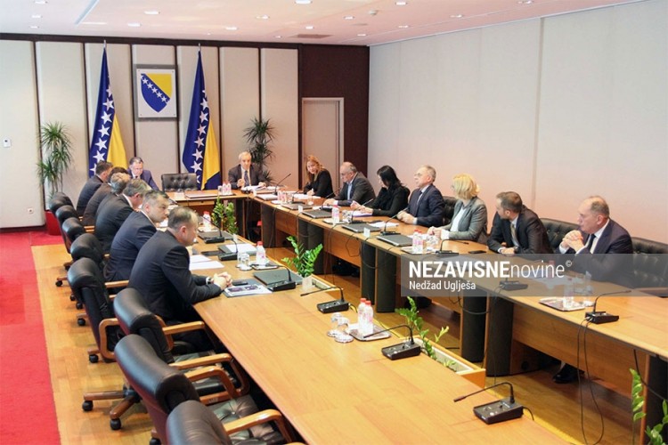 Sjednica prekinuta, nije izabrano rukovodstvo komisije za izbor Savjeta ministara BiH