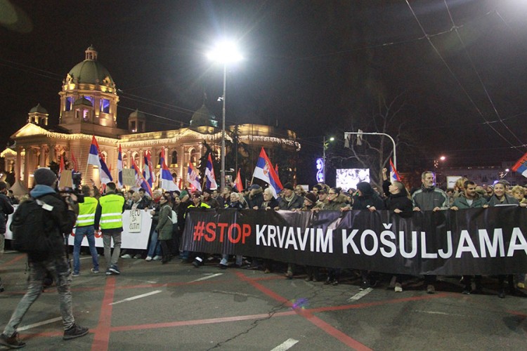 U Beogradu održan protest "1 od 5 miliona"
