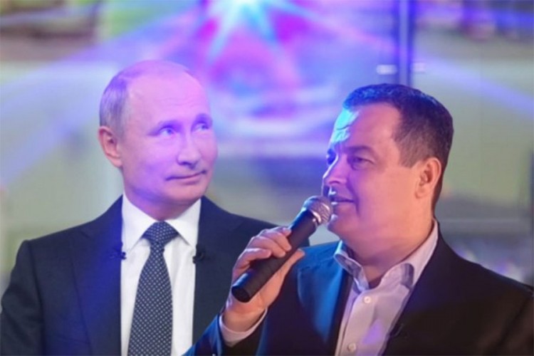 Dačić otpjevao Putinu dvije pjesme - Kaljinku i Rjabinušku