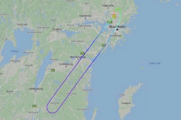 Avion na letu Stokholm - Nica sa 169 putnika primio dojavu o bombi