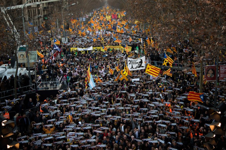 Hiljade katalonskih separatista na ulicama Barselone