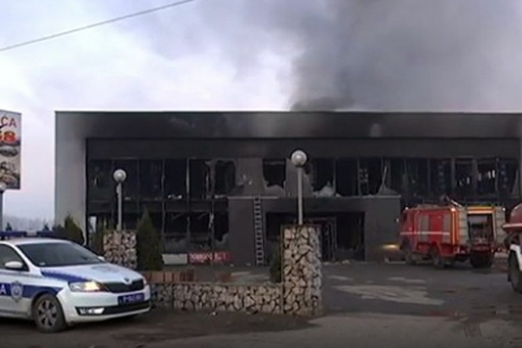 Požar u kineskoj robnoj kući u Smederevu