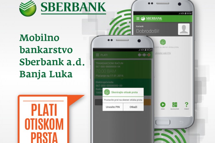 Inovacije u Sberbanci Banjaluka: Autentifikacija otiskom prsta