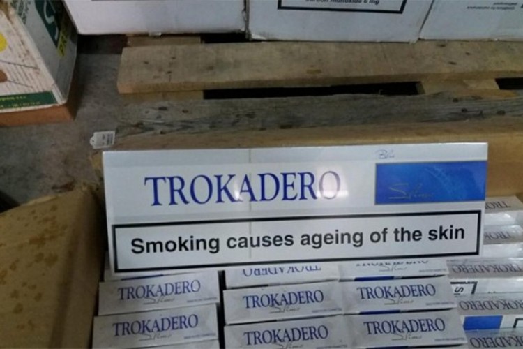 Zaplijenje cigarete "trokadero" vrijedne 7.000 evra