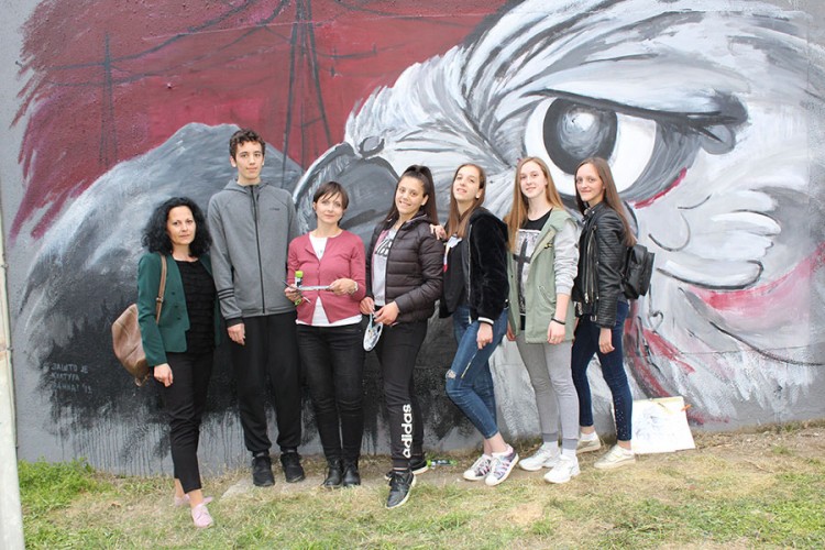 Učenički mural uljepšao Višegrad