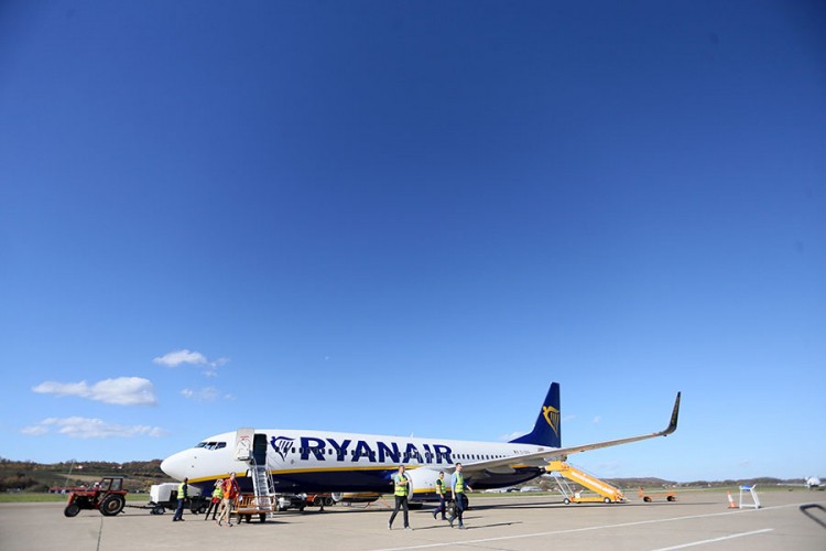 "Ryanair" prevezao osam puta više putnika iz Banjaluke