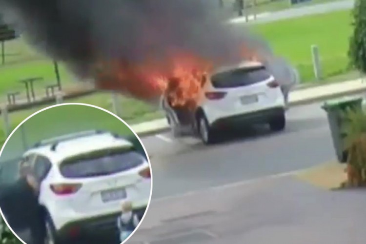 Nevjerovatna reakcija hrabre majke: Iz zapaljenog auta u posljednji tren spasila djecu
