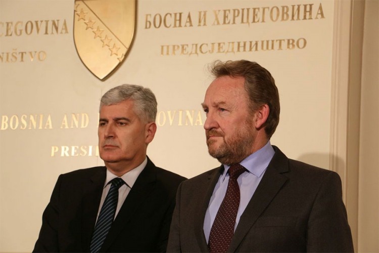 HDZ rekao Izetbegoviću: Loša bošnjačka politika može napraviti treći entitet u BiH