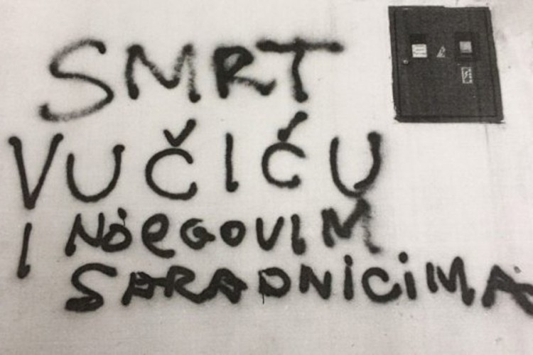 Osvanuo grafit koji poziva na ubistvo Vučića