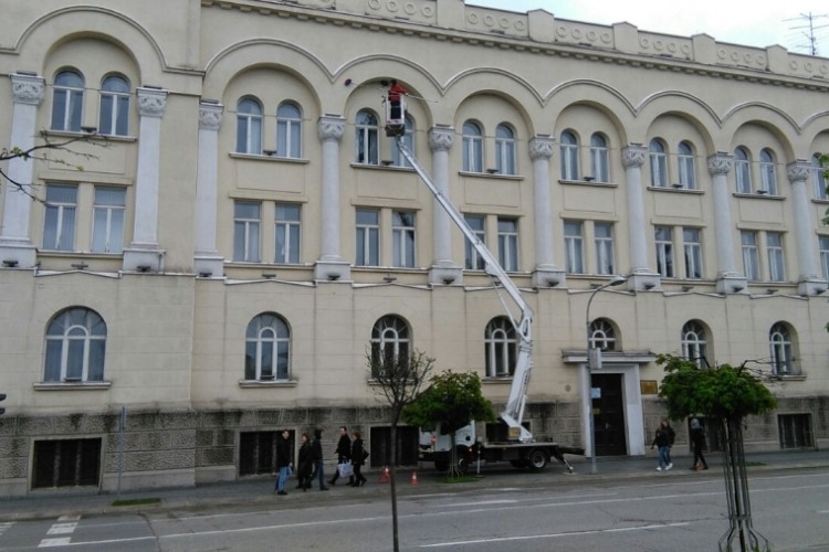 Očišćena zgrada Gradske uprave u Banjaluci