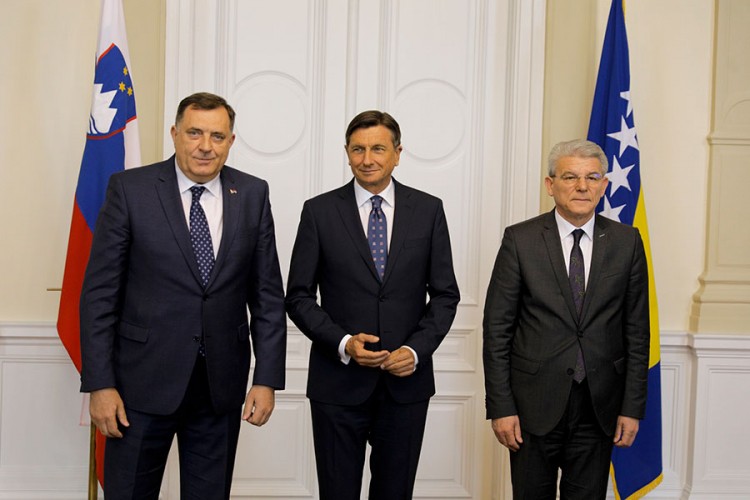 Dodik i Džaferović primili Pahora