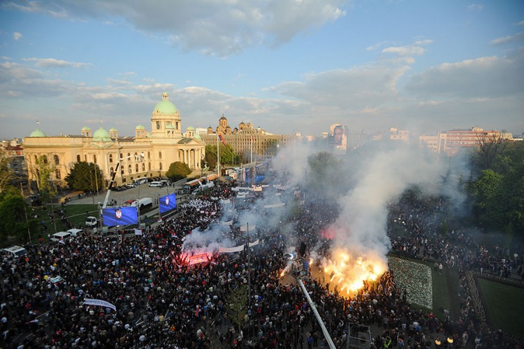 PU Beograd: Na skupu između 140.000 i 150.000 ljudi