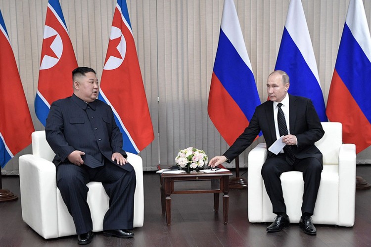 Sastali se Putin i Kim Džong Un
