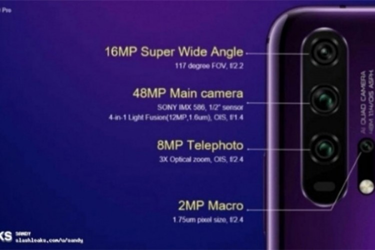 Honor 20 Pro će imati dodijeljenu makro kameru