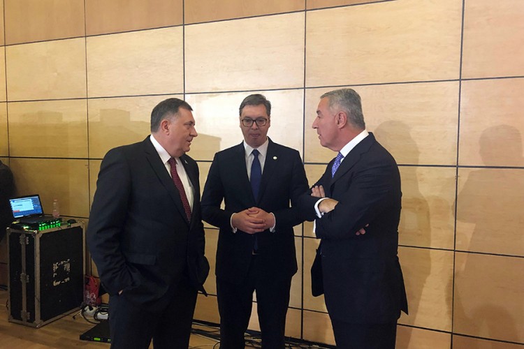 Dodik, Vučić i Đukanović o aktuelnoj situaciji u regionu