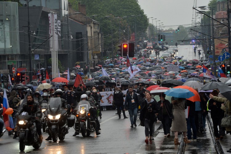 Marš "Besmrtnog puka" održan u Beogradu