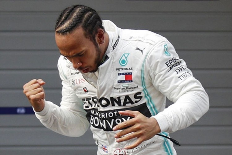 Vozač Mercedesa Luis Hamilton pobedio je u Barseloni u trci za Veliku nagra...
