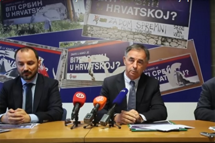 Rijeka: "U", "Ustaše Vežica" i "Ubi Srbina" na plakatima SDSS