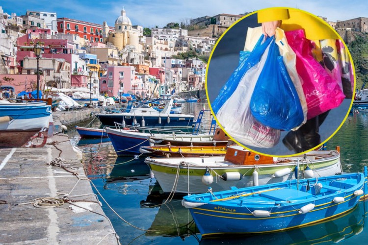 Na italijanskom ostrvu kazna ako koristite plastične kese