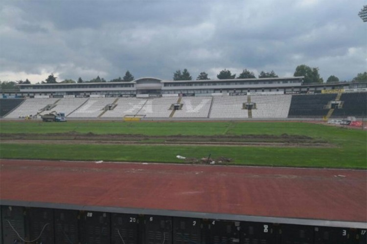 Počelo renoviranje stadiona Partizana