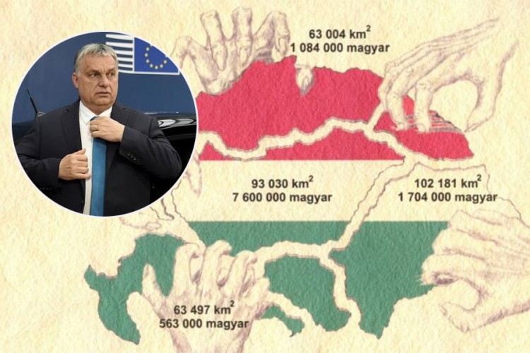 Karta "istorijske" Mađarske uzburkala Hrvatsku