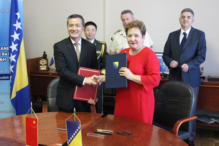 Potpisan Aneks Sporazuma o kineskoj vojnoj pomoći za BiH