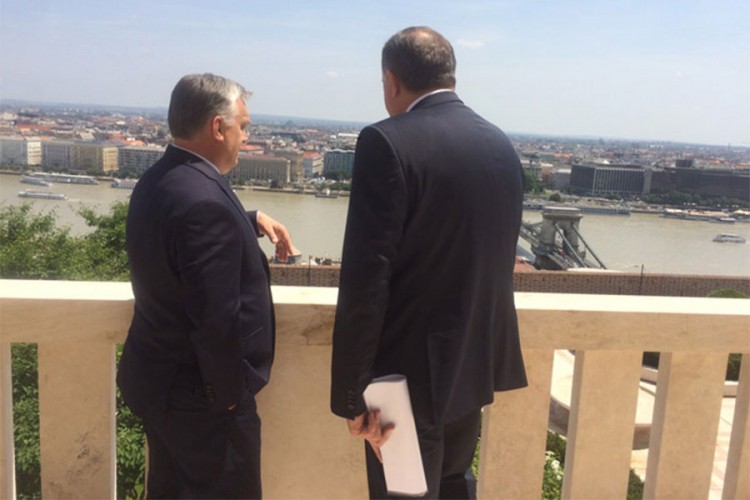 Počeo sastanak Dodika i Orbana u Budimpešti