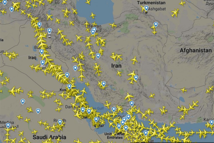 FAA zabranila letove iznad Persijskog i Omanskog zaliva