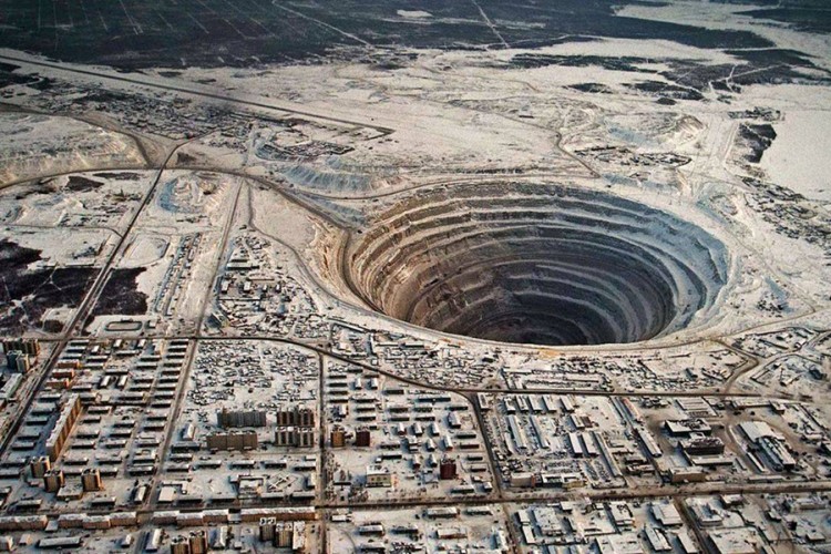 Sibirski rudnik dijamanata svjetsko čudo ljudskih ruku