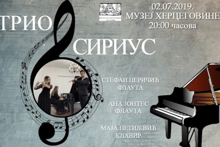 Trio Sirius održao koncert u Muzeju Hercegovine