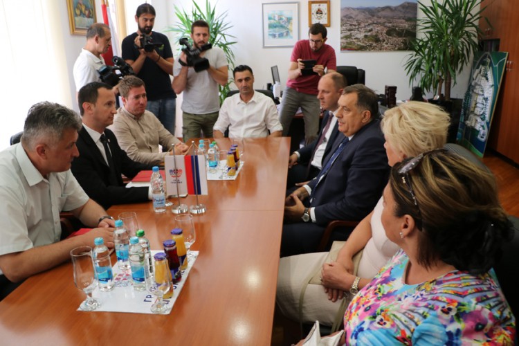 Dodik u posjeti Trebinju: Za dobre projekte neće faliti novca