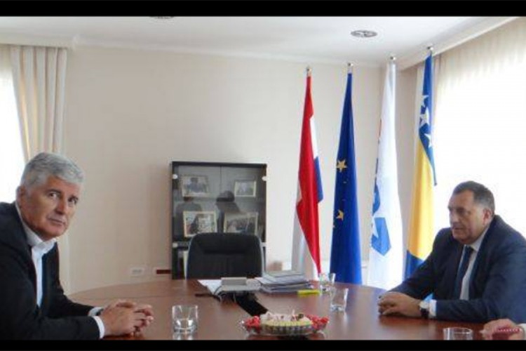 Dodik i Čović razgovarali o uspostavljanju vlasti
