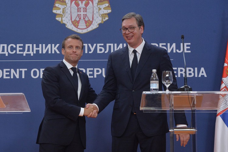 Šta su poručili Makron i Vučić