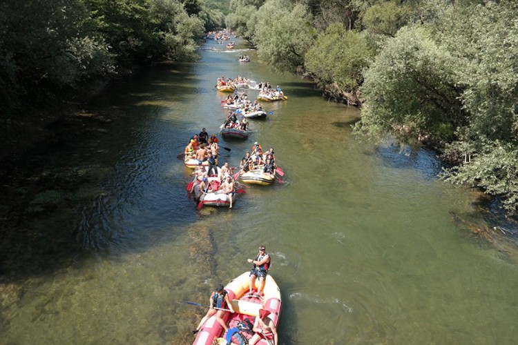 "Ključka regata" najveći rafting karavan u BiH