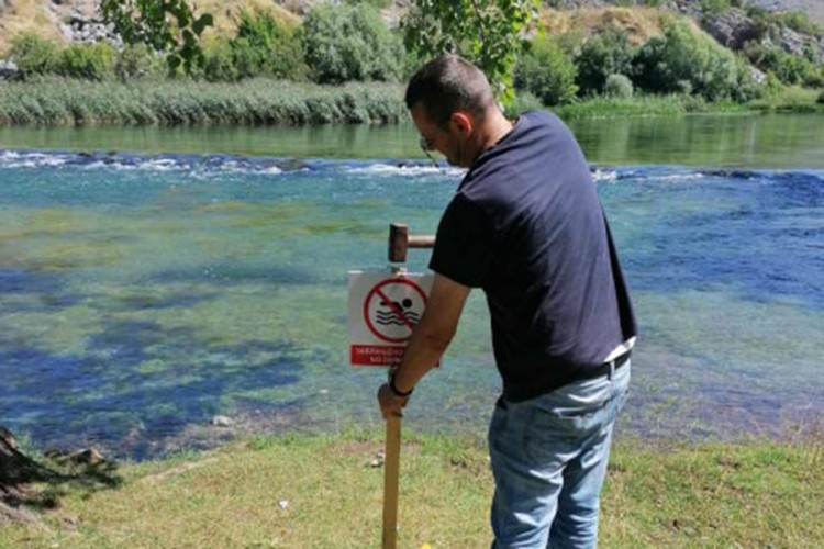 Zabrana kupanja na više lokaliteta Trebišnjice