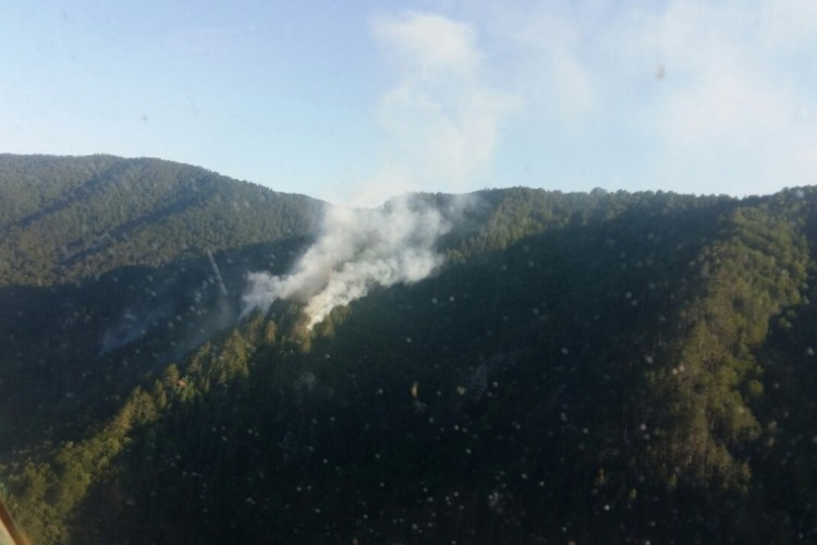 Helikopter Oružanih snaga gasio požar u Drvaru