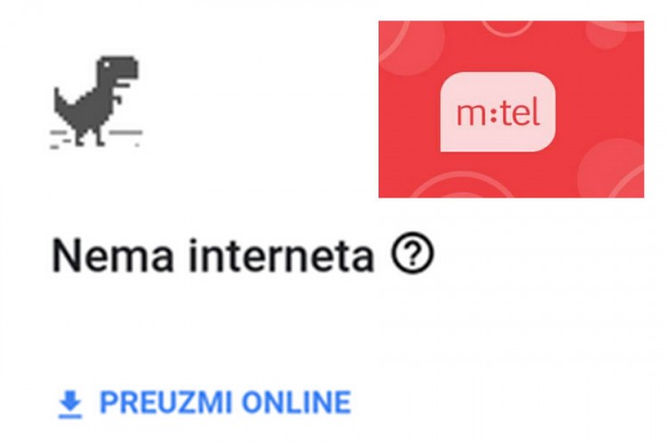 Bez interneta korisnici M:tel-a u BiH