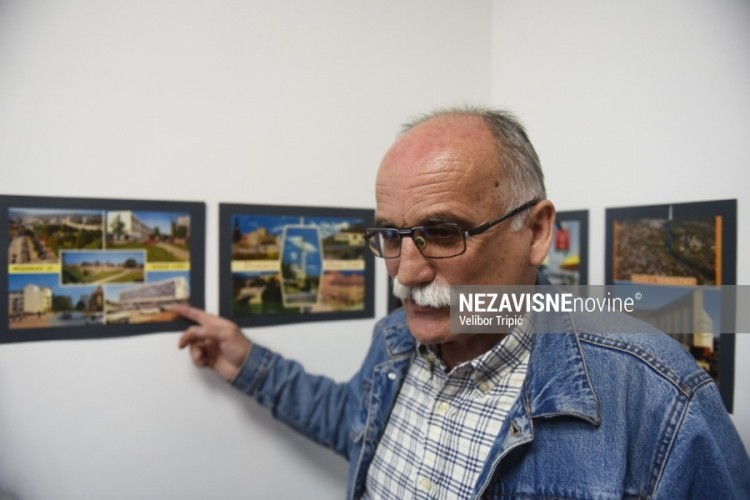 Izložba razglednica Slobodana Rašića u atrijumu Gradske uprave