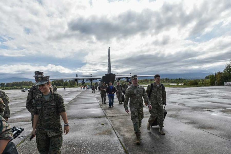 Slijetanjem aviona "C-130" u Tuzli počela vježba "Srebrna strijela"