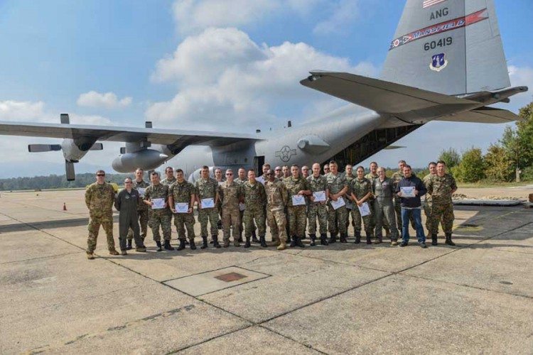Obuka pripadnika logističkih bataljona OS BiH na avionu C-130