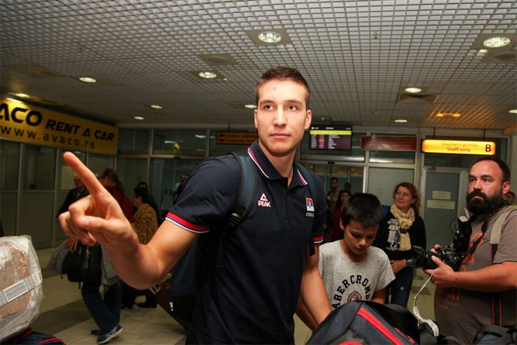 Srpski košarkaši stigli u Beograd