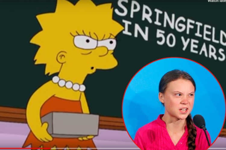 Simpsonovi predvidjeli: Lisa je zapravo Greta Tunberg?