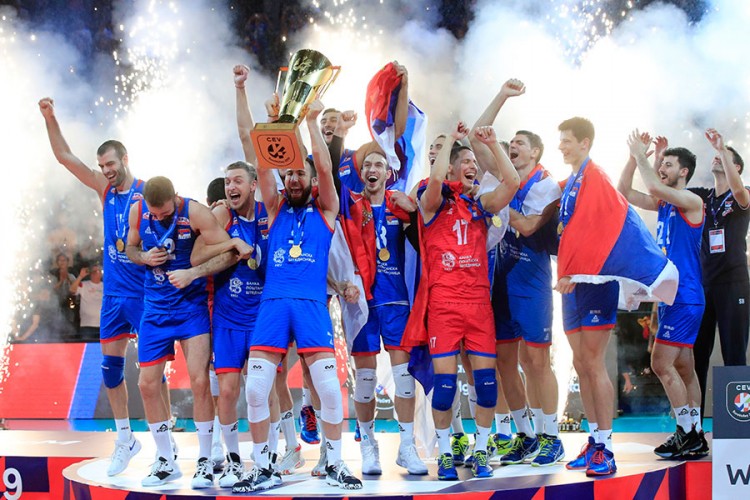 Odbojkaši Srbije šampioni Evrope