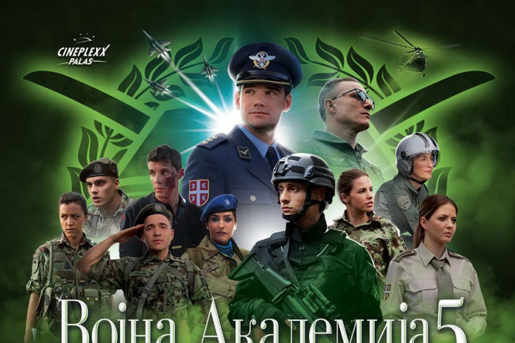 Glumačka ekipa "Vojne akademije 5" na premijeri u Banjaluci