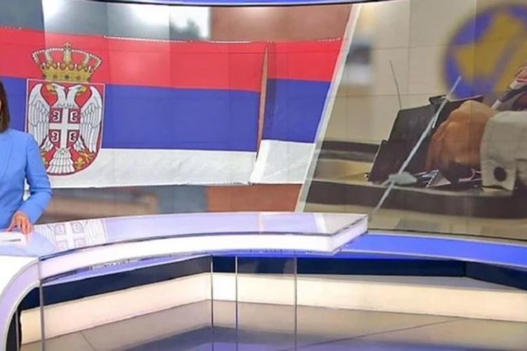HRT izbore na Kosovu i Metohiji najavio srpskom zastavom