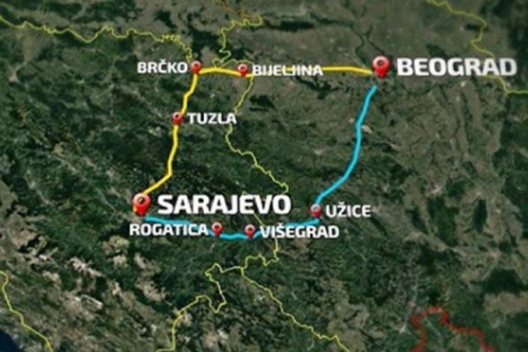 Kuda će sve prolaziti autoput Beograd-Sarajevo