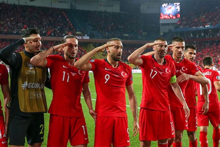 Podržali tursku akciju protiv Kurda: UEFA će istražiti proslavu gola